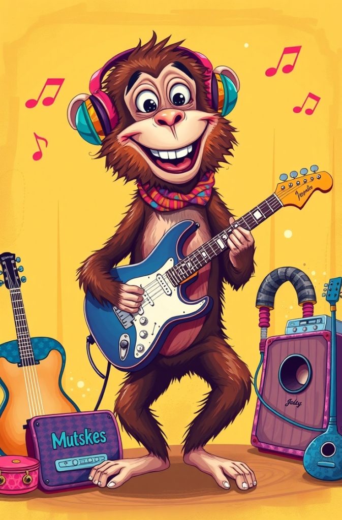 monkey friend started a band