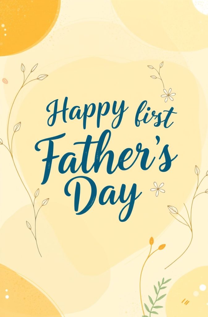 Happy first Father's Day