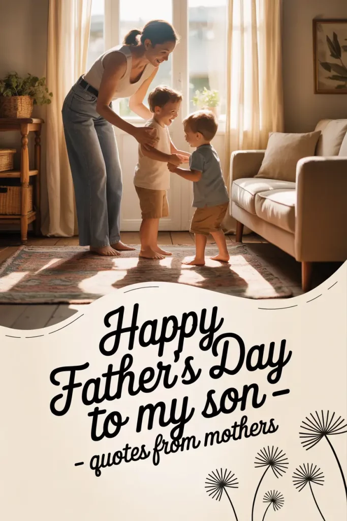 Happy Father's Day to My Son – Quotes from Mothers