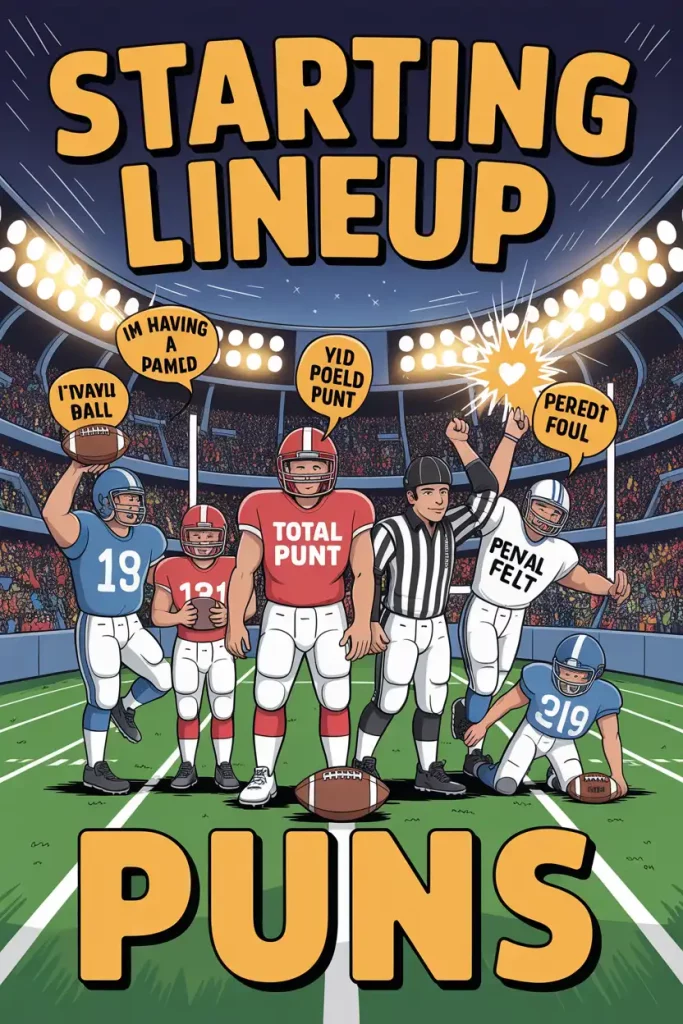 The Starting Lineup: Best All-Around Football Puns