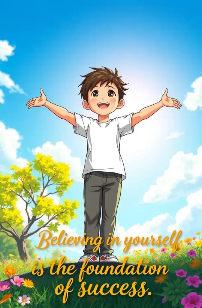 Believing in yourself is the foundation of success