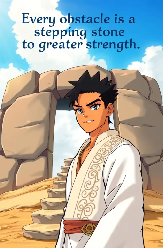 Every obstacle is a stepping stone to greater strength