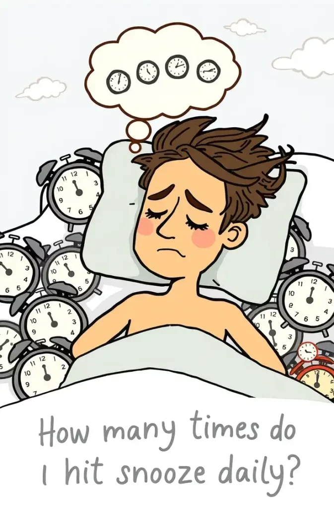 How many times do I hit snooze daily