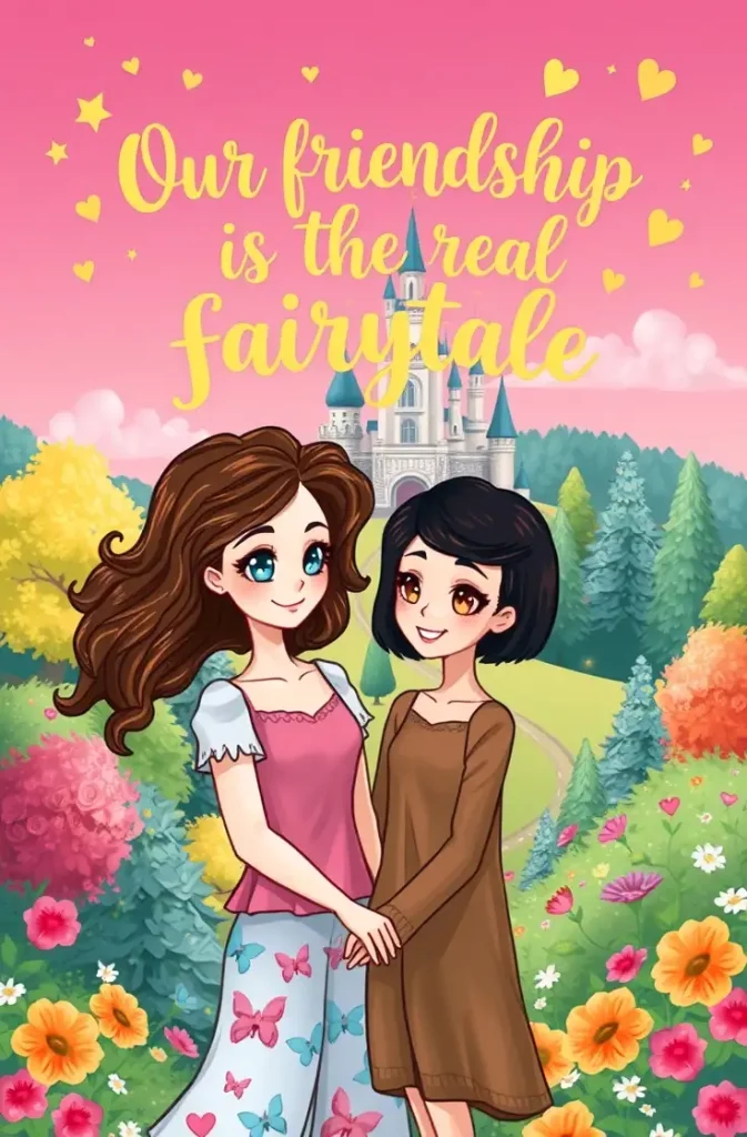 Our friendship is the real fairytale