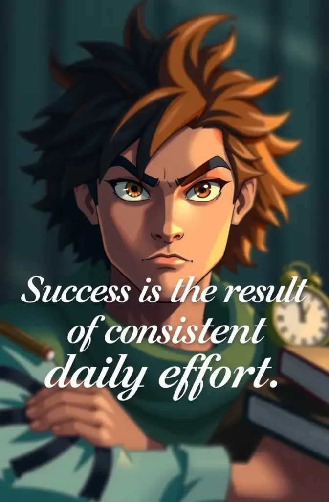 Success is the result of consistent daily effort