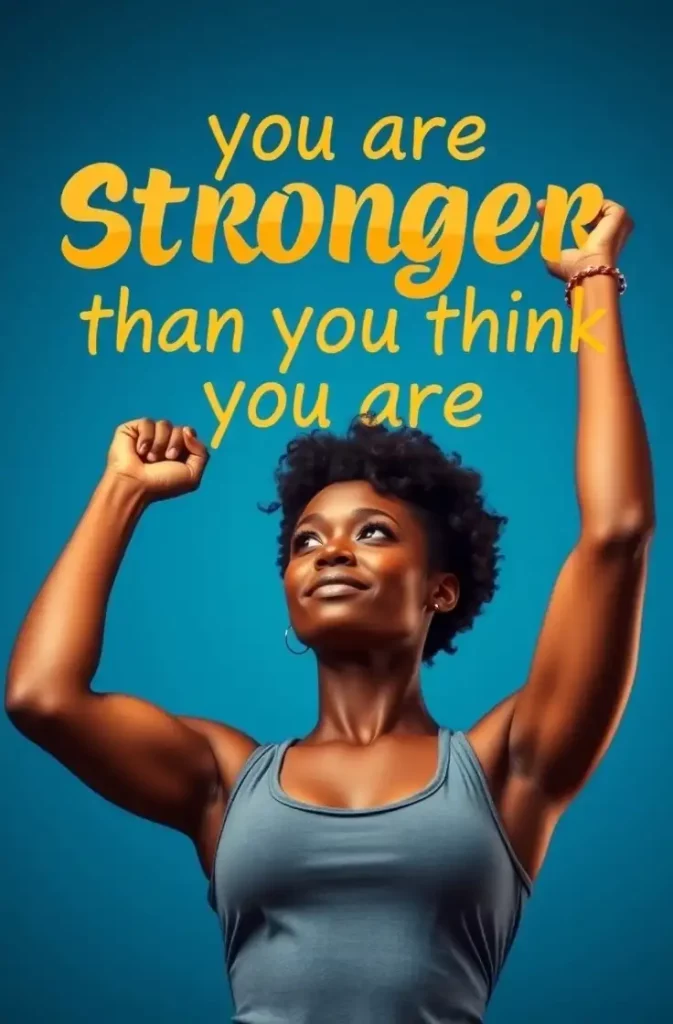 You are stronger than you think you are